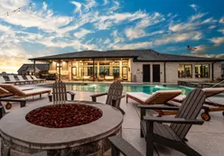 Poolside Fire Pit