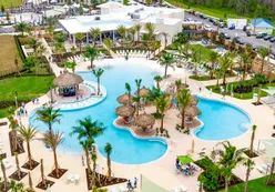 Resort-Style Pool Lounging & Cabanas