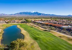 Aerial view of golf course