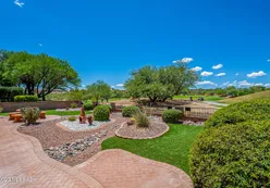 Outdoor area next to golf course