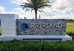 Riverland Sign