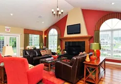 Inviting Fireplace Lounge