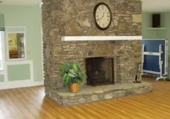 Stone Fireplace