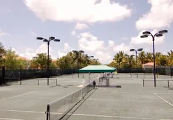 8 Lighted Har-Tru Tennis Courts
