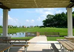 Outdoor Pavilion with Picnic Tables