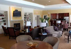 Lobby with Fireplace