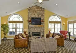 Inviting Fireplace Lounge
