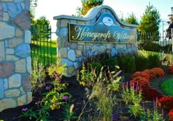 Landscaped Entrance