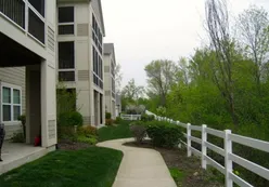 Lushly Landscaped Walking Path