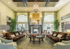 Elegant Fireplace Lounge