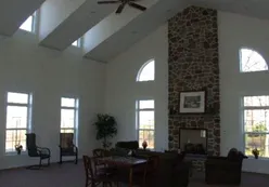 Community Room with Fireplace