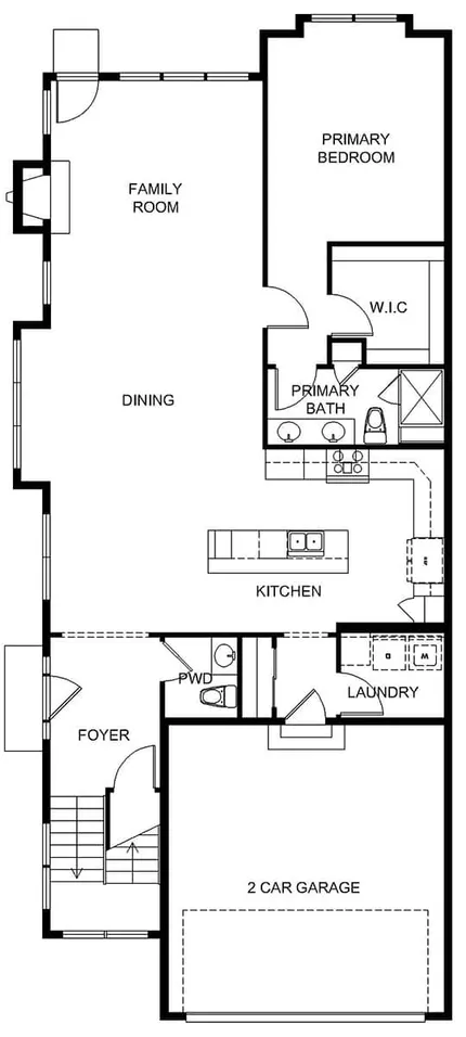 The Banbury - Attached Homes