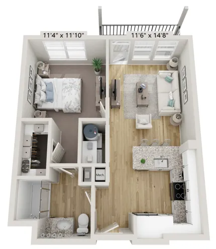 A1 – Amber - Apartment Homes