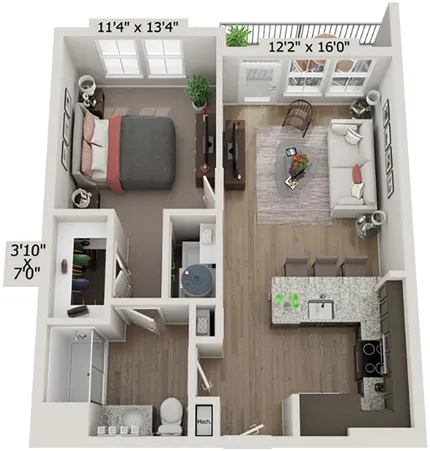 A1 - Indigo - Apartment Homes