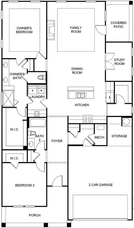 The Dawson A - Single-Family Homes