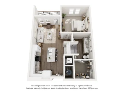 The Birdie - One-Bedroom Apartments