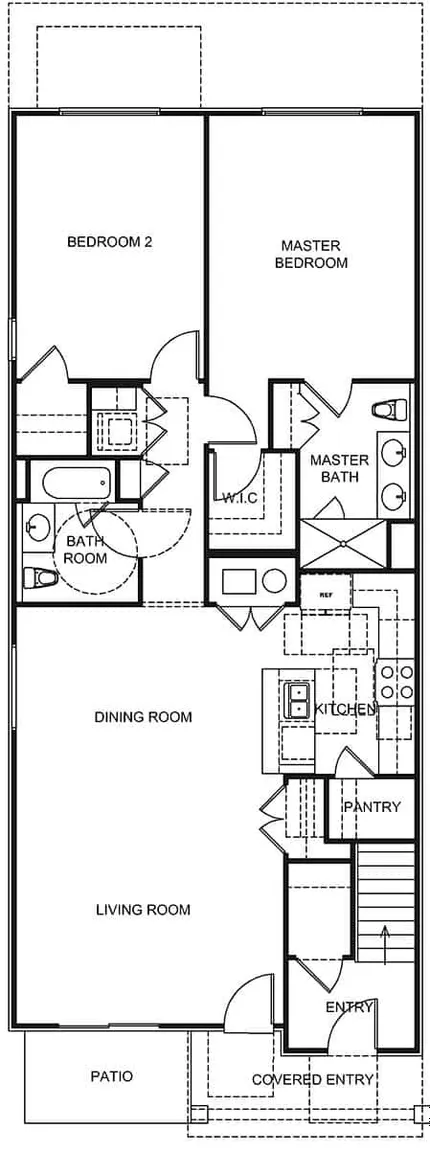 First-Floor Plan - Unit E - Condominiums