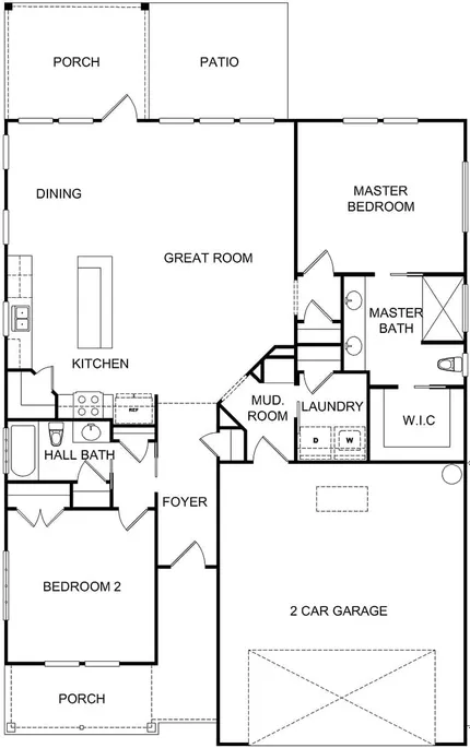 2-Bedroom Model - Cottages