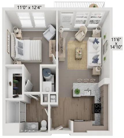 A1 - Amber - Apartment Homes