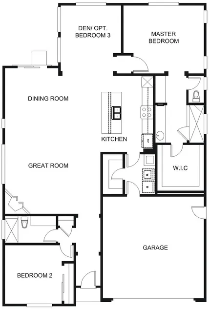 Plan 1 - Single Family Homes