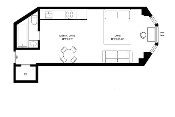 140 W 69TH ST 72-C