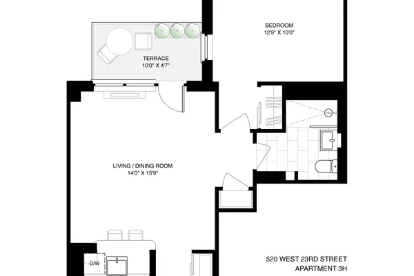 520 W 23RD ST 3H