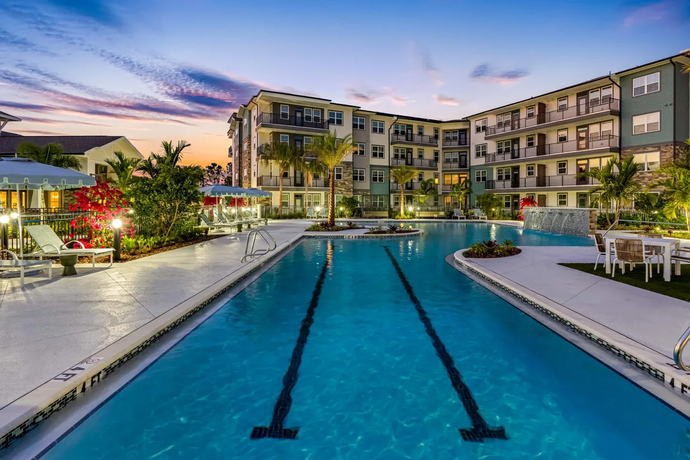 Lap Pool Area