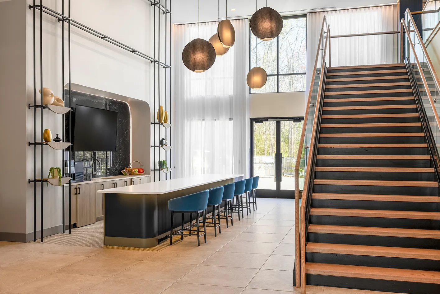 Bar and Stairs