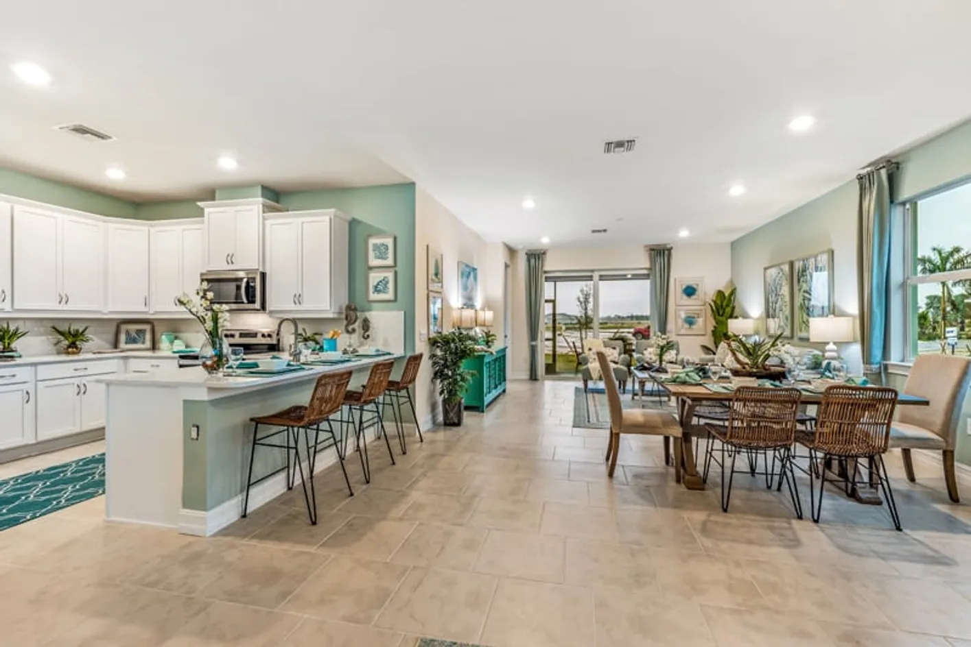 Dining Area and Kitchen