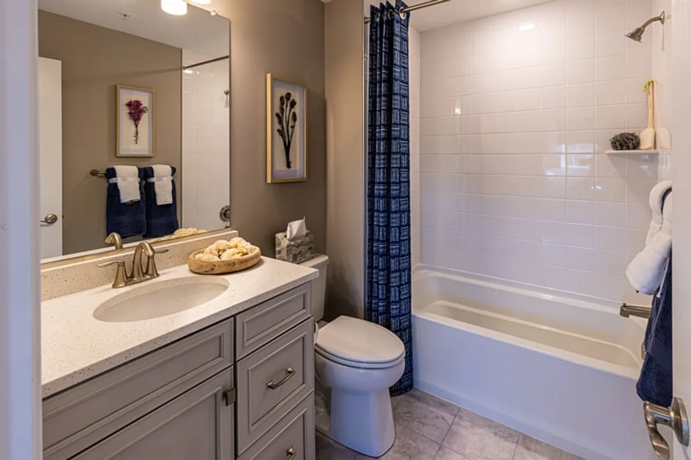 Vanity and Shower