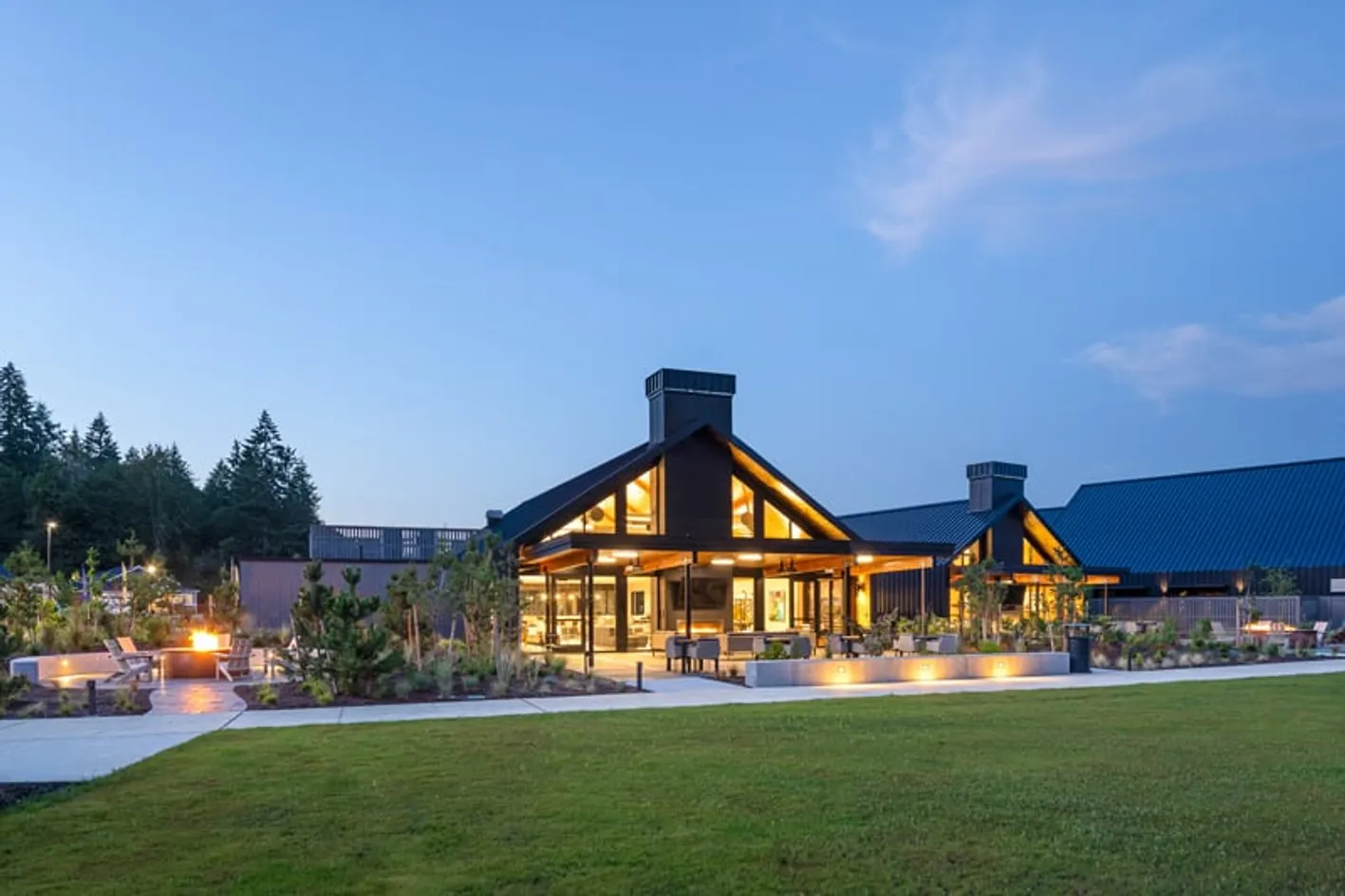 Clubhouse at Night