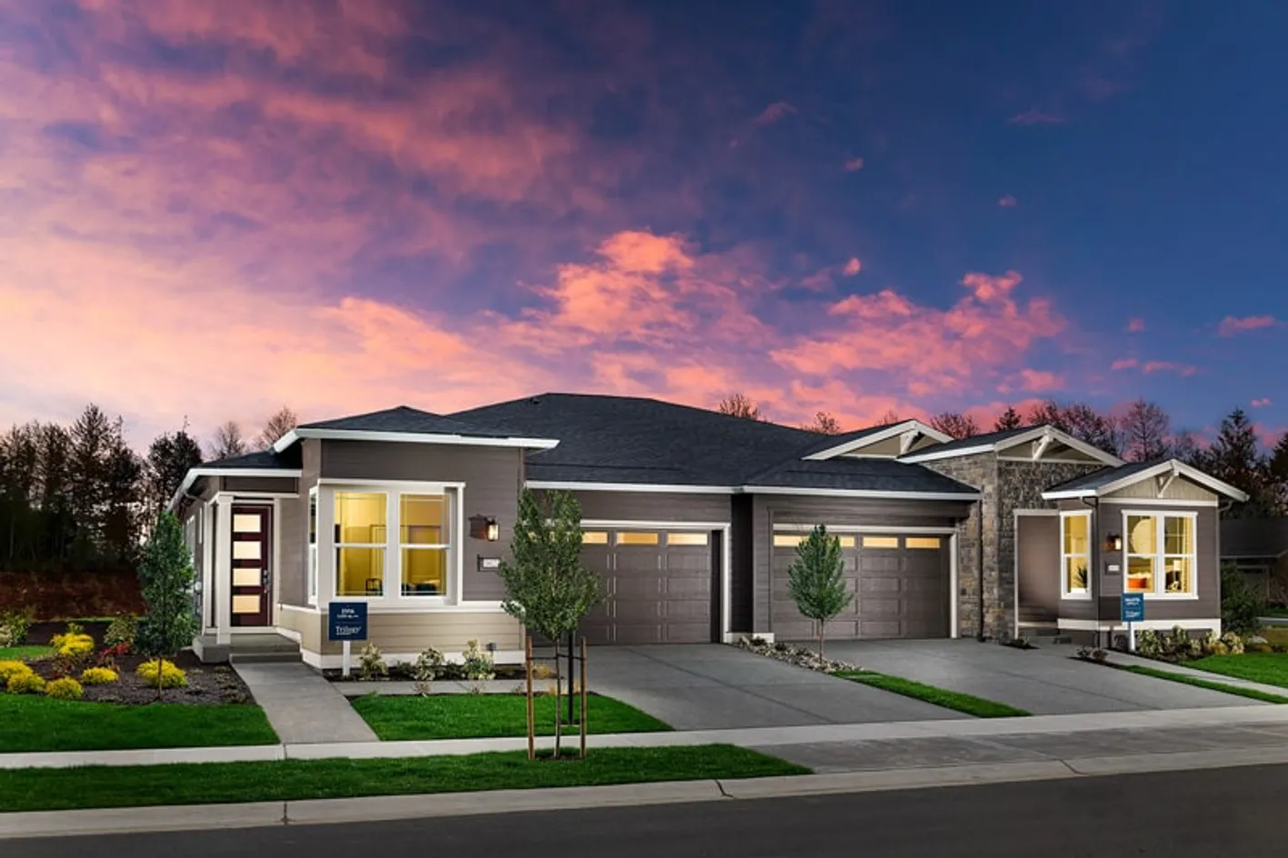 Attached homes