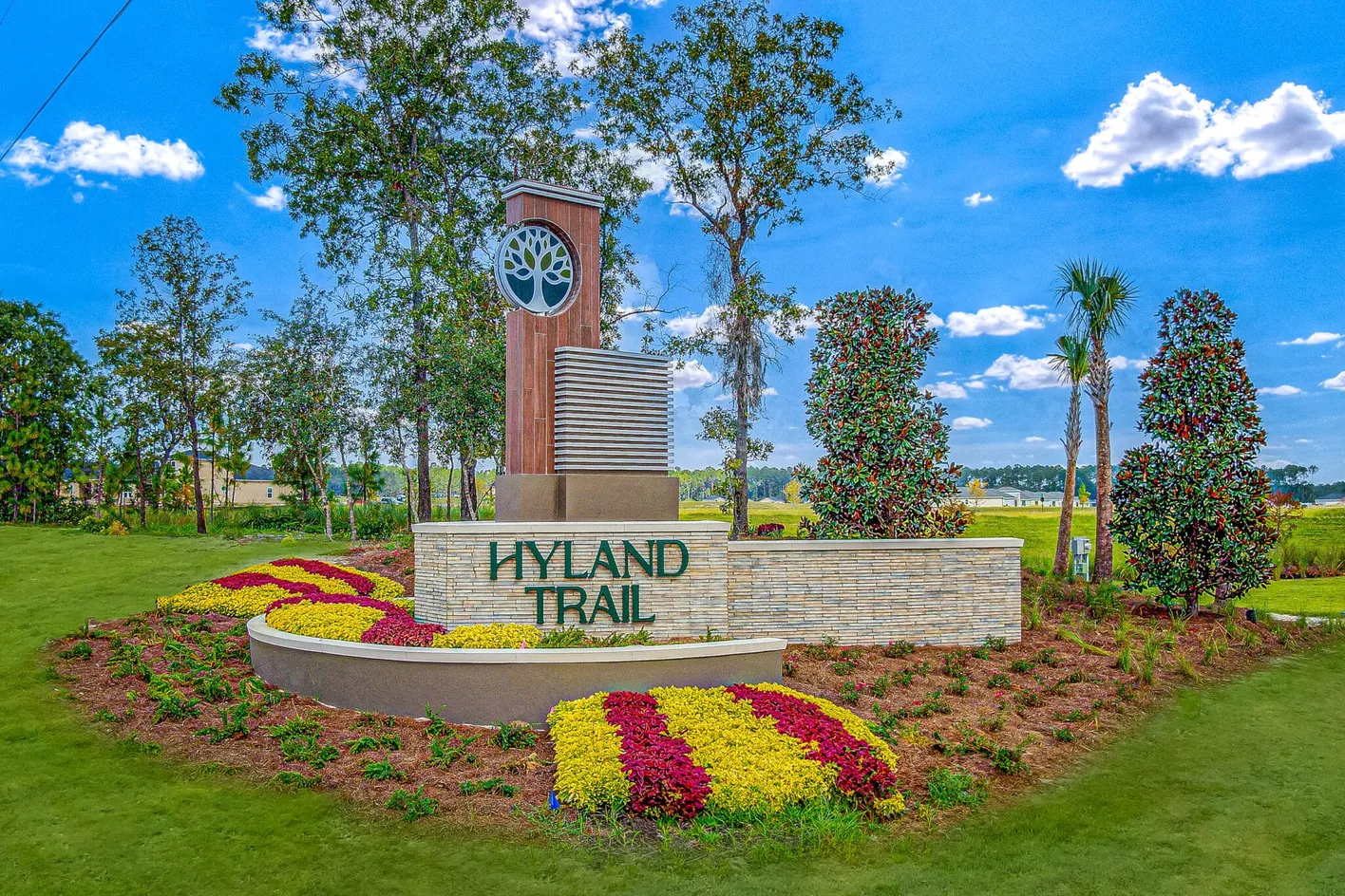 Hyland Trails Sign
