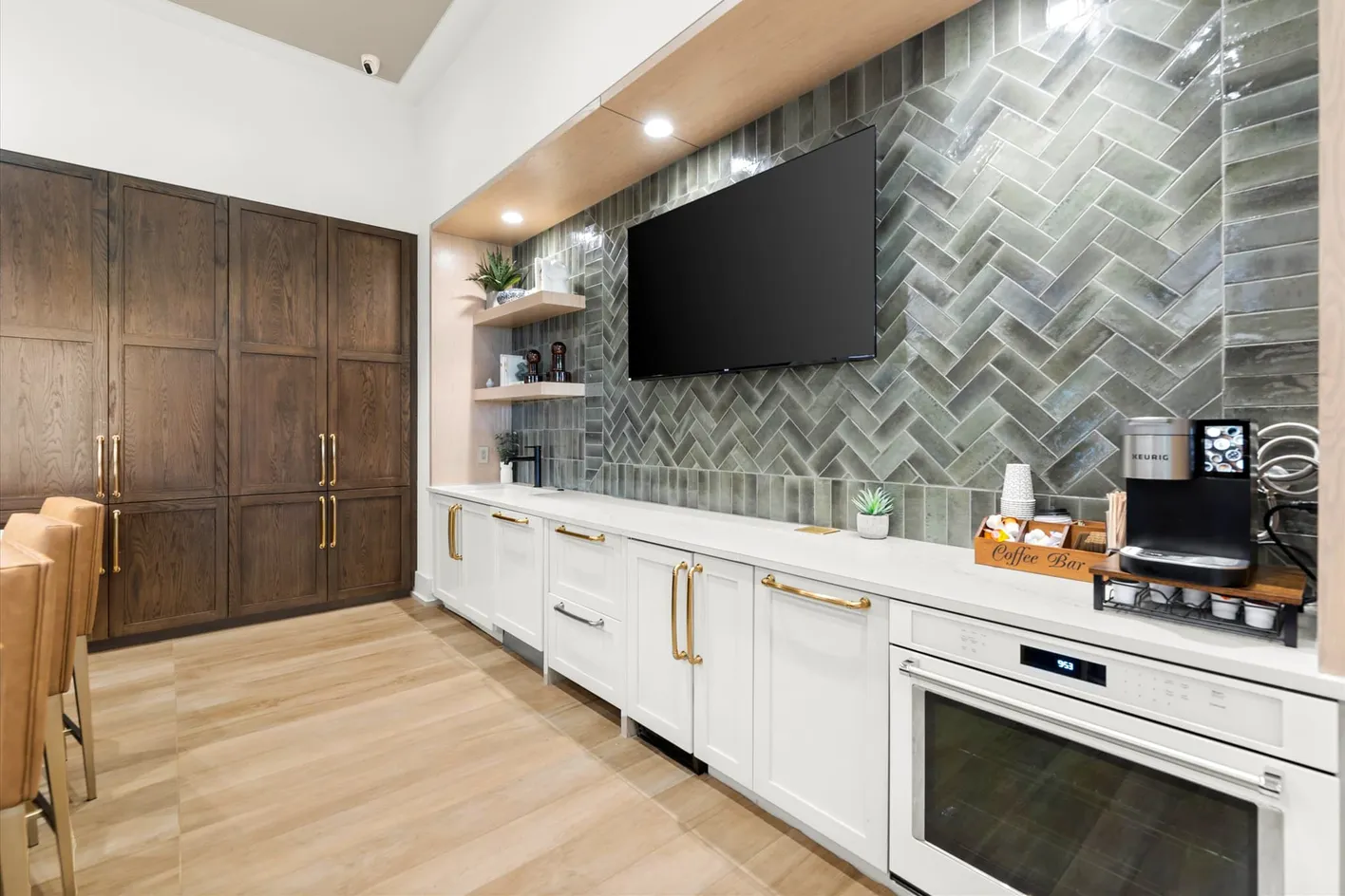Coffee Bar and TV Lounge