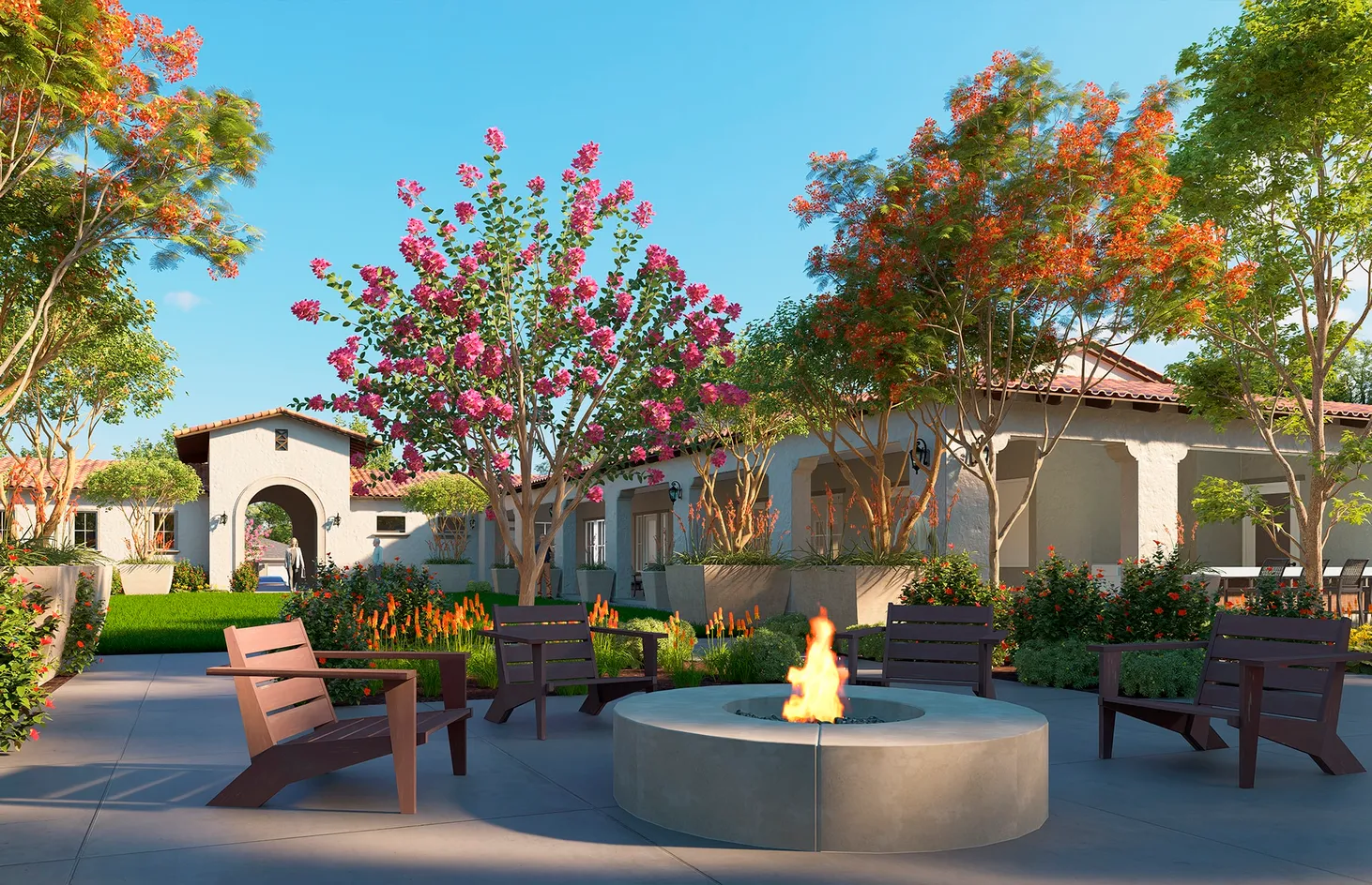 Courtyard Fire Feature