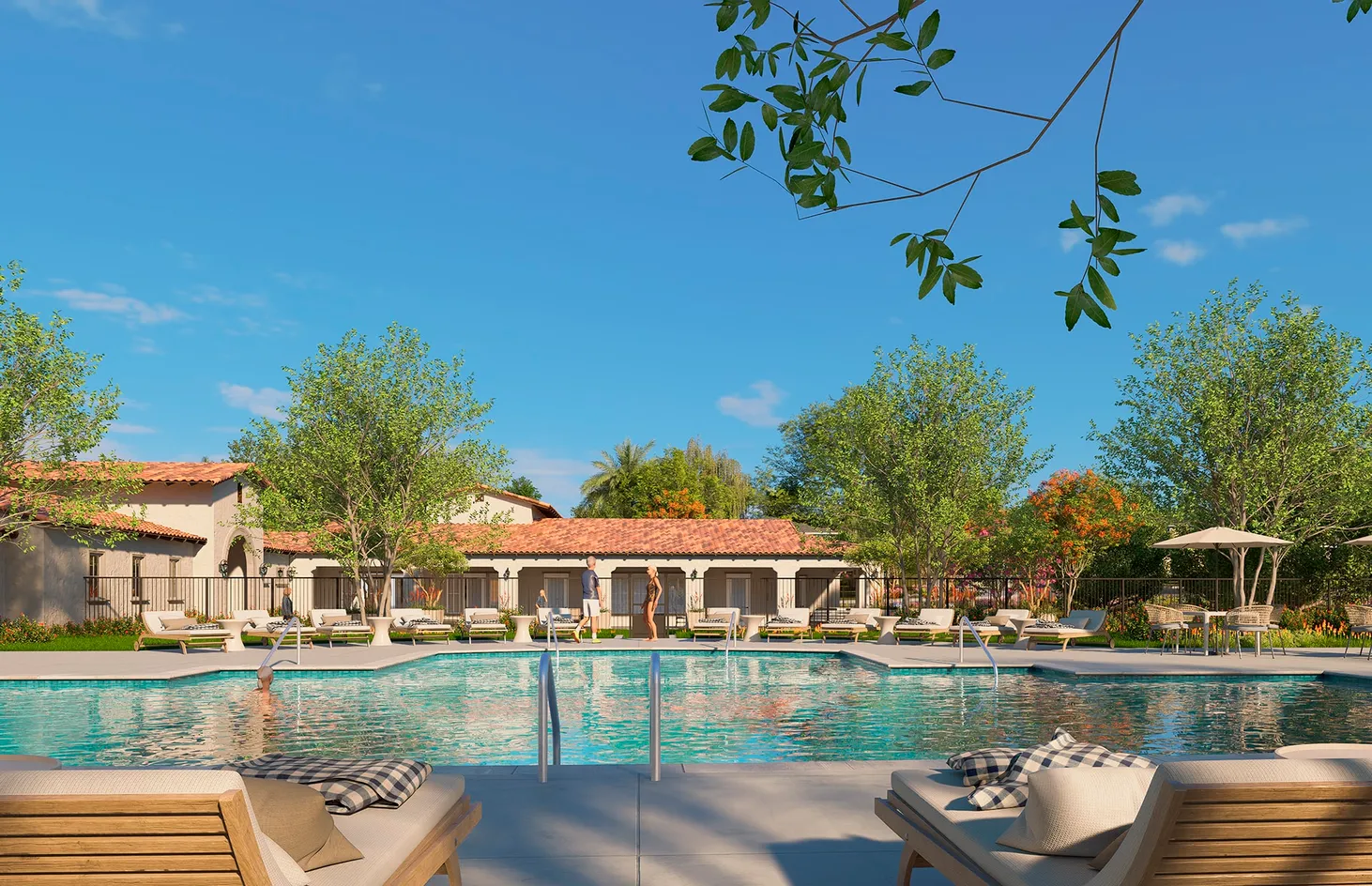 Pool From Lounge Chairs