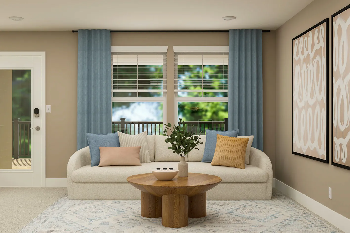 Living Room with Sofa