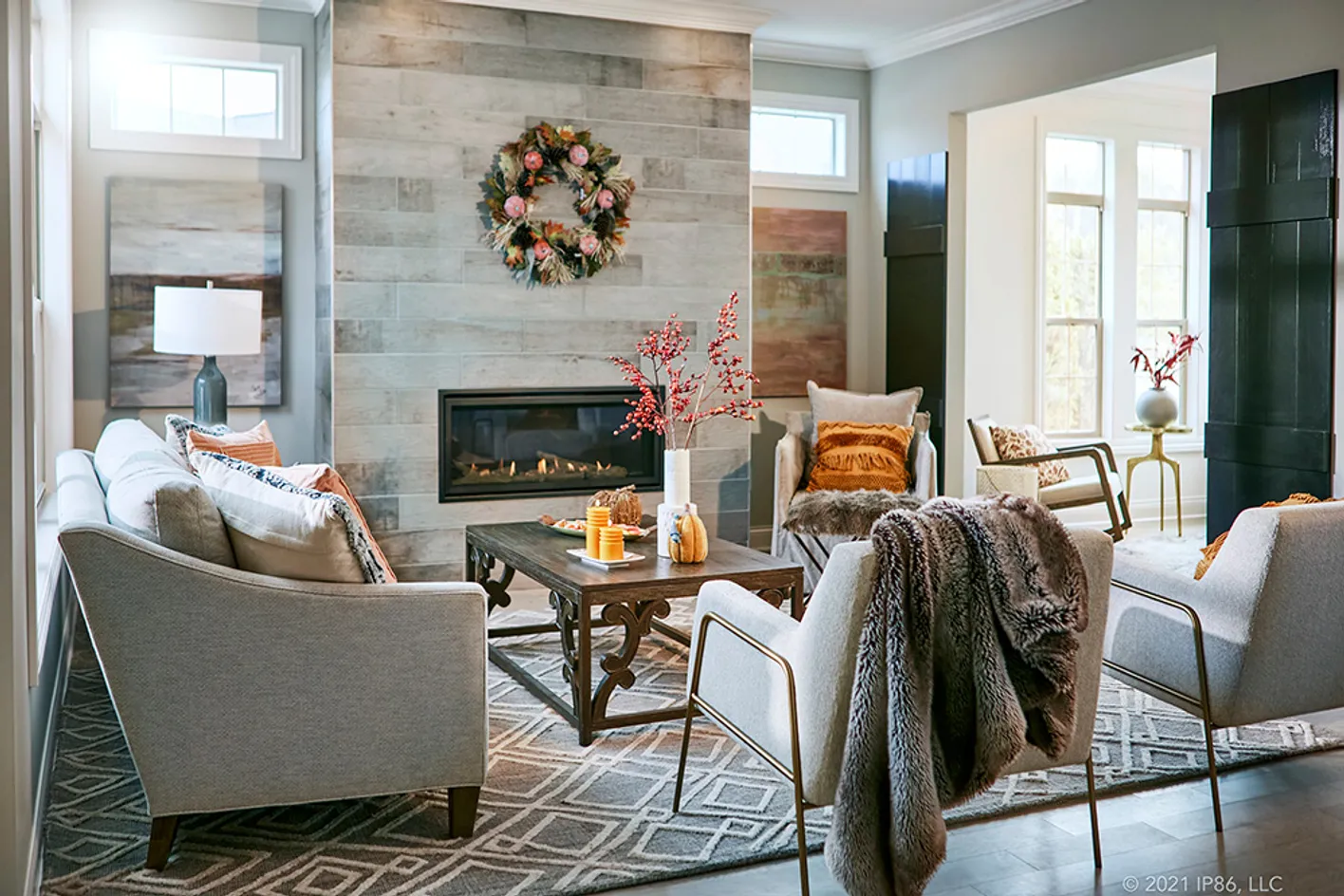 living room rendering