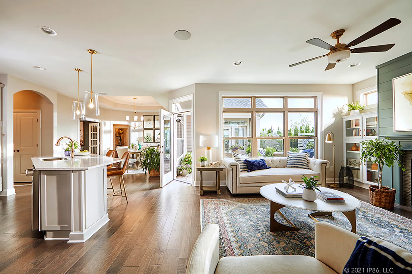 living room rendering