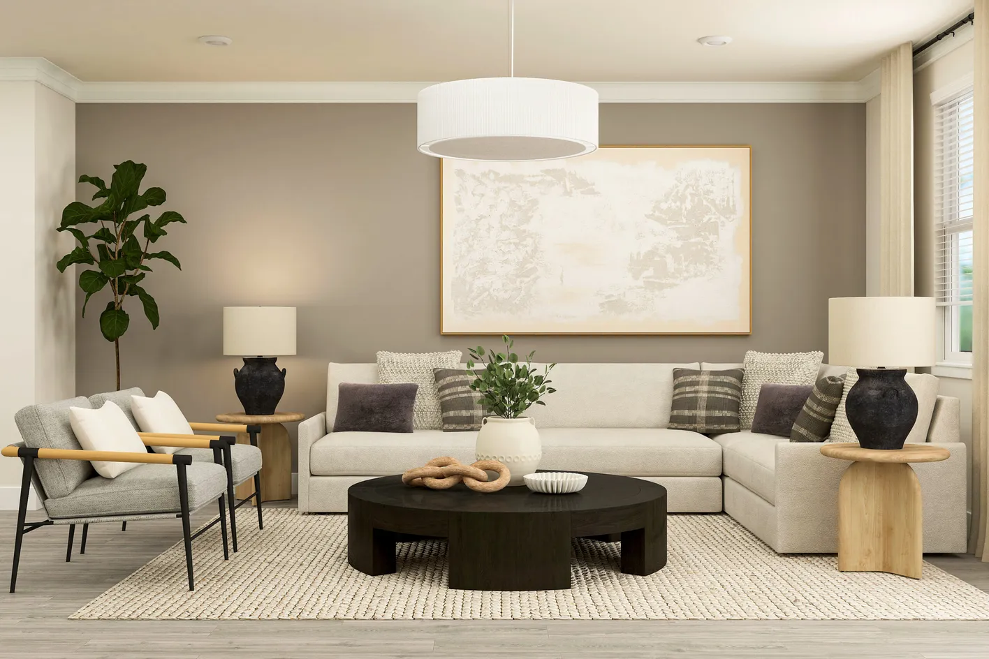Model Living Area