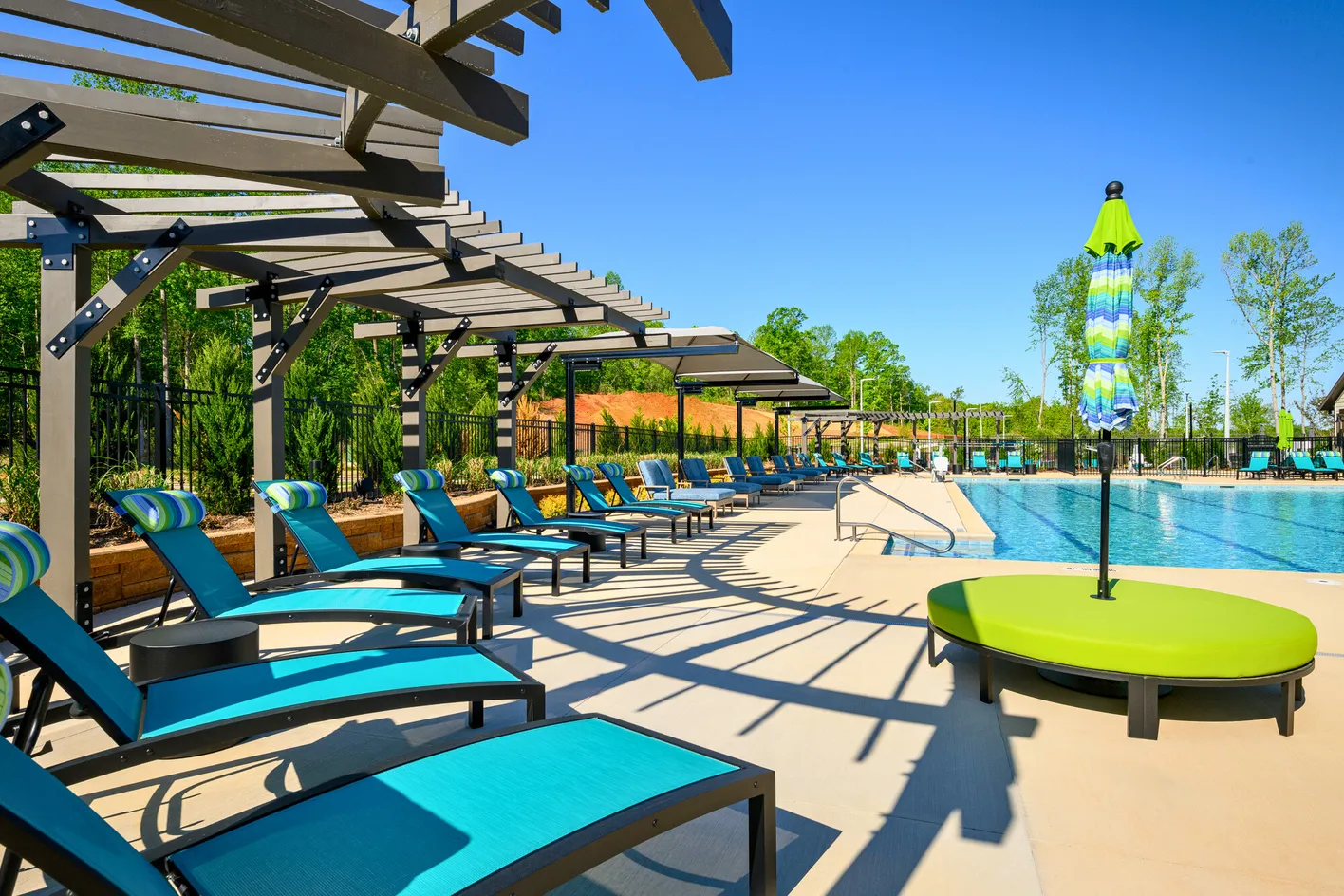 Poolside Sitting Area