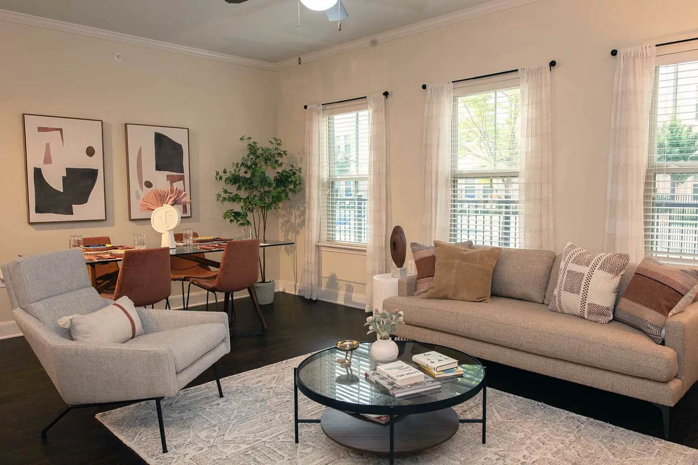Bell Tower Flats Unit Living Area