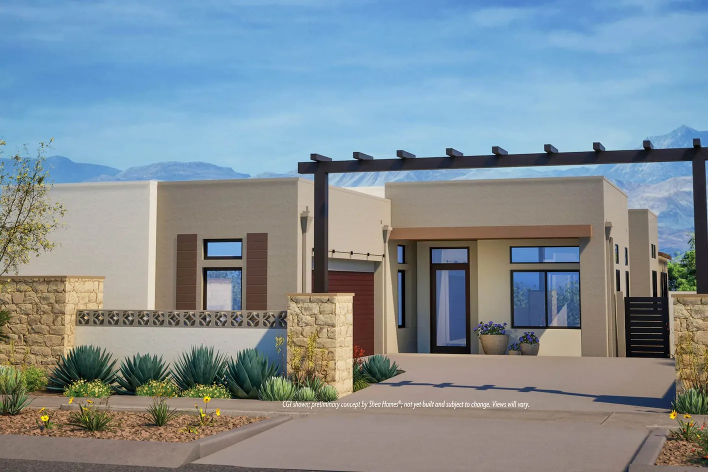 Model Home Exterior