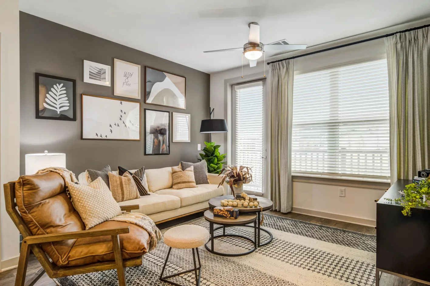 The Everly Apartment Unit Sitting Room