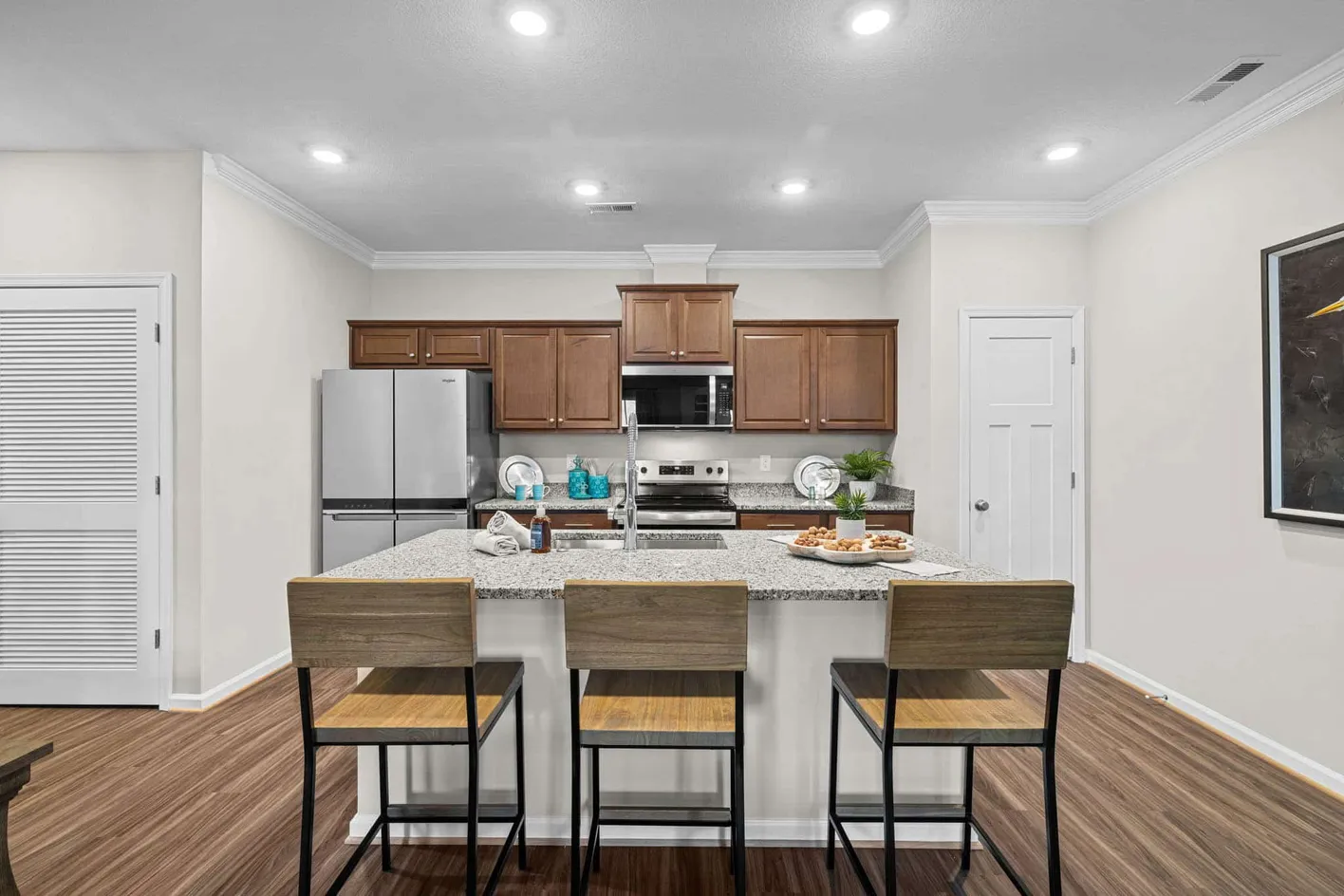 Kitchen Island View