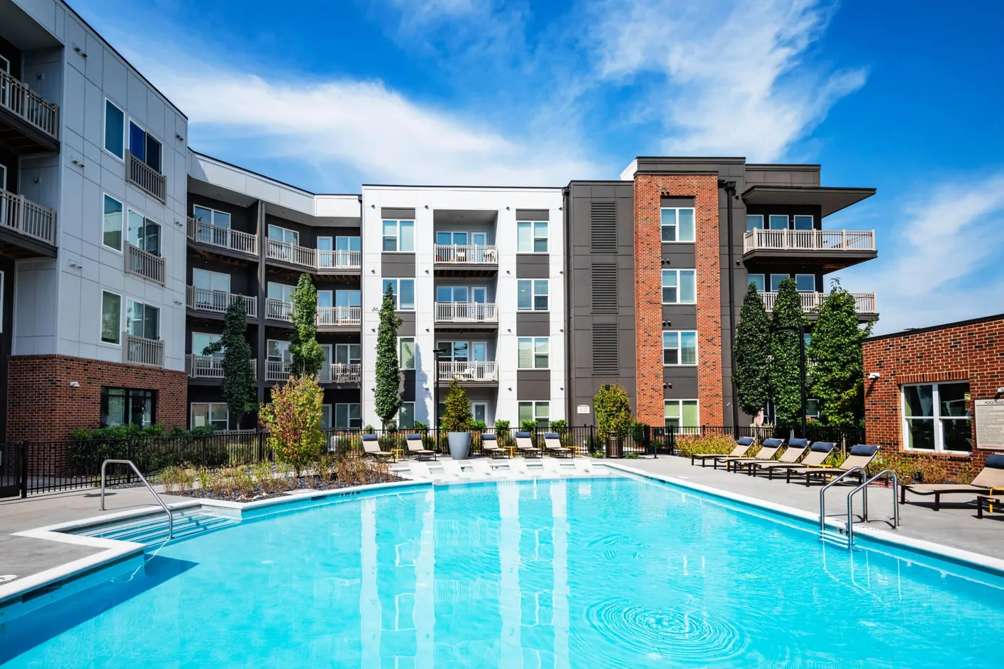 The Everly Pool Area View