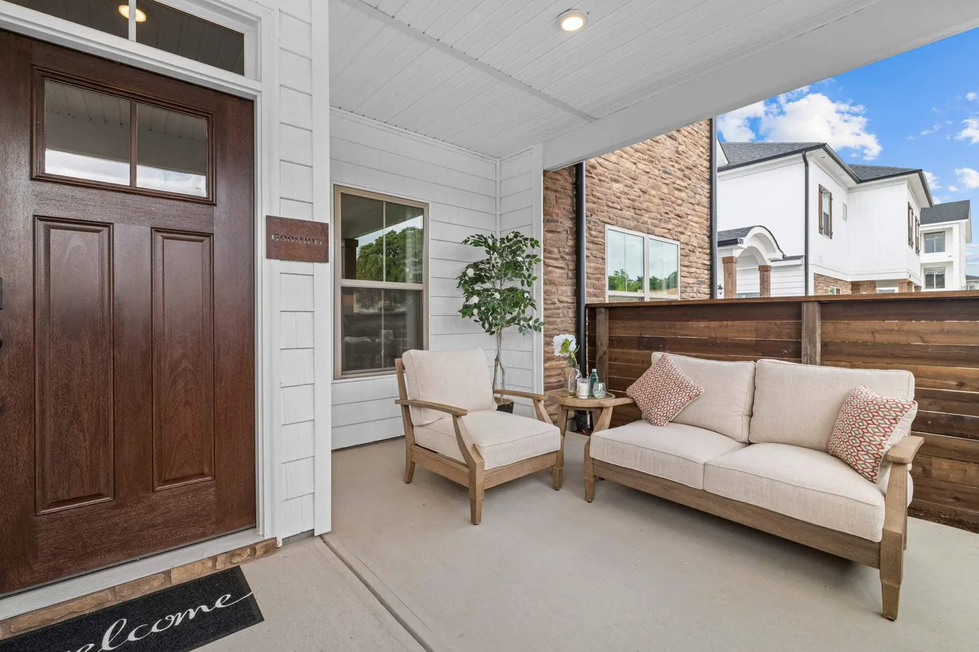 Outdoor Lounge Area