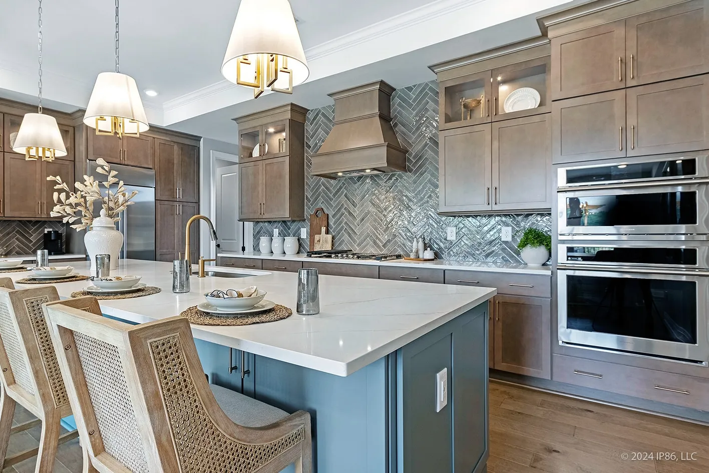 Modern kitchen island