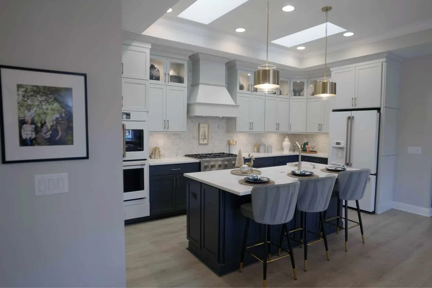 Gourmet kitchen with premium finishes