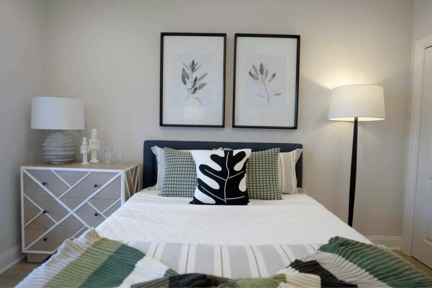 Comfortable guest bedroom